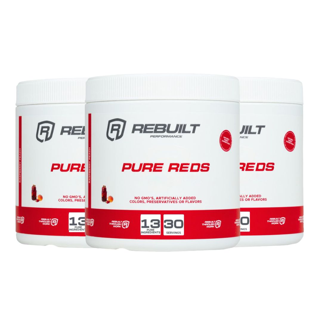 3 stk. Pure Reds