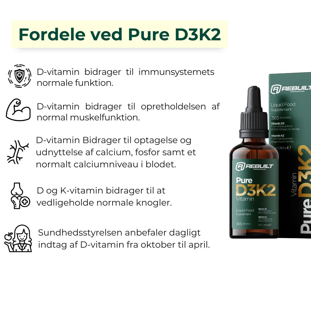 Pure D3K2 – Jahresvorrat